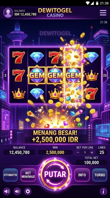 dewitogel tampilan beranda