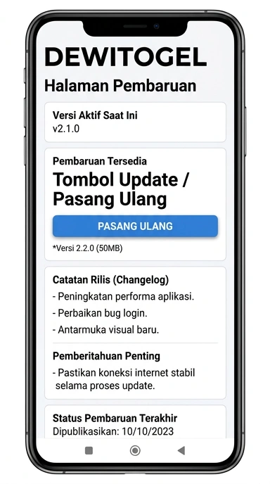 Riwayat Versi dewitogel untuk Pengguna Android